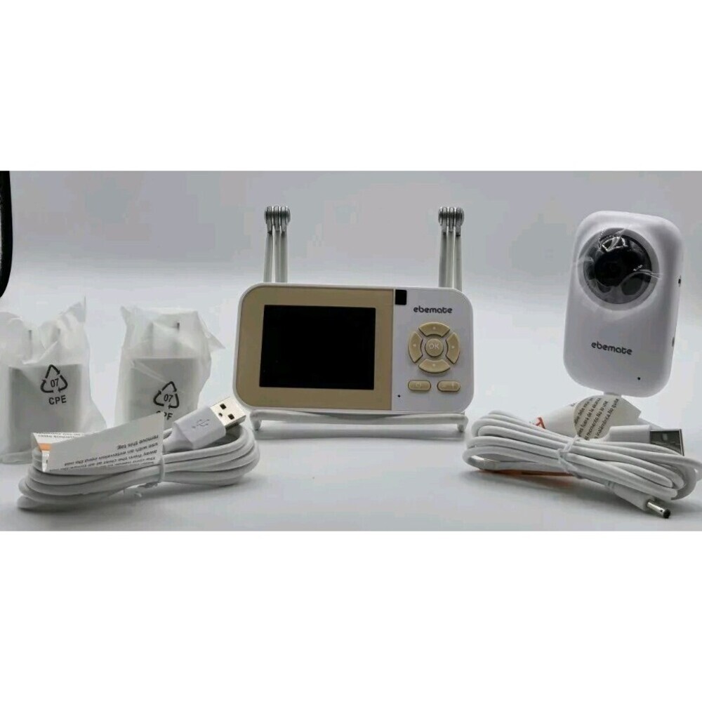 ebemate Video Baby Monitor Camera with 2.8" LCD Screen HD Video & Audio